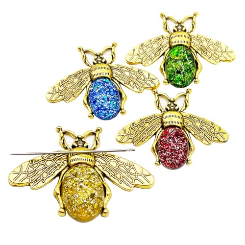 PARKUVALLEY 4pcs Bee Needle Minder for Cross Stitch - size: 4pcs Bee