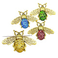 PARKUVALLEY 4pcs Bee Needle Minder for Cross Stitch - size: 4pcs Bee