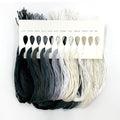1 Pieces Cross StitchEmbroidery Floss,100% Eco-Cotton Cotton Premium Skeins, Ideal for Arts & Crafts (Black and White Gradient Series 67896) - color: Black and White Gradient Series 67896