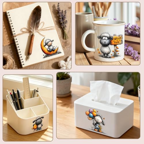32 PCS Farm Sheep UV DTF Cup Wrap Stickers - style: Farm Sheep