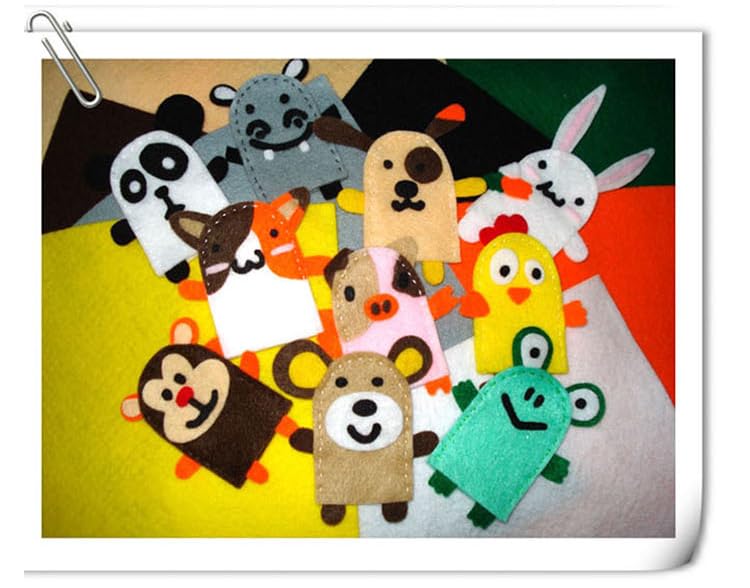 YYCRAFT Craft Soft Felt Sheets 9 Inch X 12 Inch - 24 Pcs Pack, Browns(6 Colors) - color: Browns