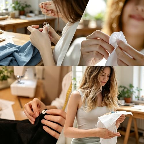 Obear 2 Pack Mini Sewing Kit - Emergency Travel Repair Set with Threads, Needles & Scissors for Beginners, Camping & Daily Use - style: 2 Pack Mini Sewing Kit