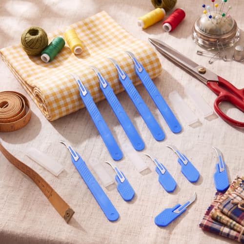 Mudder 10 Pcs Seam Rippers for with Protective Case Bulk, Two Size - style: Two Size