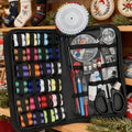 Sewing Kit Portable 172-Piece for Travel Home Emergency Repairs Beginners Adults Teens with Thread Needles Scissors Buttons Measuring Tape - color: 172pcs