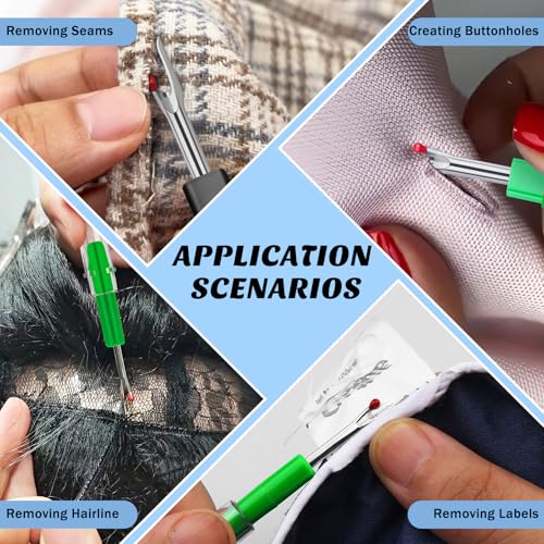Seam Ripper, 2 Big and 2 Small Seam Rippers for Sewing, Stitch Remover Tool - size: Basic Edition