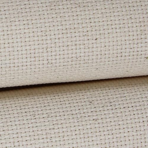 KCS 3 pc of 12" x 18"(30cmx45cm) 16 Count Cotton Aida Cloth Cross Stitch Fabric (Oatmeal,16CT) - color: Oatmeal, size: 16CT