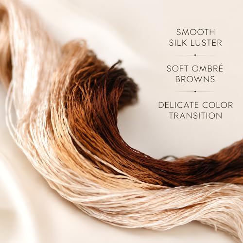Mulberry Silk Floss Embroidery Thread Floss-Cross Stitch Threads China Silk Woven Jewelry Threads DIY Sewing Kits (60) - color: 60