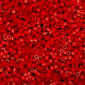 John Bead 25g Cylin Beads Dark Red Matte 11/0 Glass Cylindrical Seed Beads for Jewelry Bracelets Necklaces Earrings Making Embroidery - color: Opaque Dark Red Matte