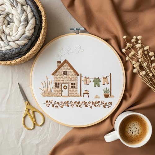 12 PCS Natural Cotton Embroidery Fabric, Pre-Cut White Embroidery Cloth Fabric Squares for Embroidery Garment Craft (7.8 x 7.8 Inch) - color: White, size: 7.8 x 7.8 inch