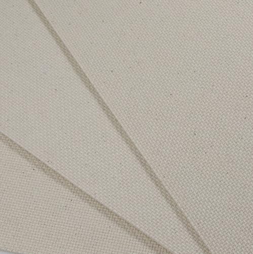 KCS 3 pc of 12" x 18"(30cmx45cm) Counted Cotton Aida Cloth Cross Stitch Fabric (Oatmeal,18CT) - color: Oatmeal, size: 18CT