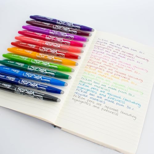 Pilot Frixion Heat/Friction Erasable Rollerball Pen FR7 - Medium Line 0.7mm Tip Nib - Wallet Pack of 1 Pen + 3 Refills (Light Blue) - color: Light Blue