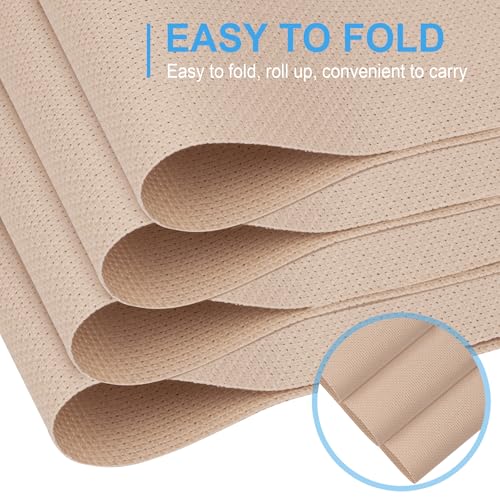 Cross Stitch Fabric 14 Count Aida Cloth 28 x 19 Inch Large Size Classic Reserve Cross Stitch Supplies Embroidery Fabric for Home DIY Craft Decoration Handmade, Tan - color: Tan, size: 14 CT 28 x 19In