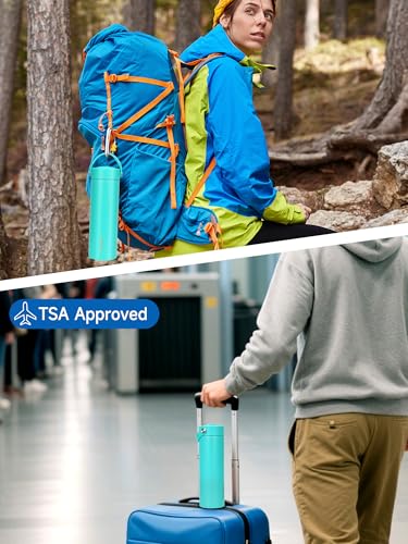 YOUSHARES Insulin Cooler Travel Case - 48H Non-Electric Cooling Bottle with TSA Approved Ice Pack, Diabetic Medication Pen Vials Refrigerator, Medical Carry Case Portable for GLP-1 Pens - color: Green
