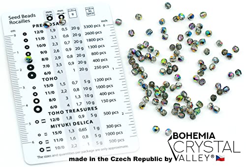100pcs Faceted Fire Polished Pressed Czech Glass Beads 3mm (0.12in), Crystal Vitrail Medium Double Sided 00030-28137 - color: Crystal Vitrail