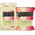 Premium Rainbow Color Embroidery Floss - Cross Stitch Threads - Friendship Bracelets Floss - Crafts Floss - 12 Skeins Per Pack Embroidery Floss,Warm Peach-Orange - color: Warm Peach-Orange