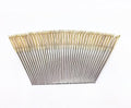 yueton 40pcs 2.7 inch Metal Large Eye Blunt Needles Yarn Needles for Knitting Crochet Projects (Gold End)