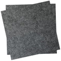 12" x 12" Felt Fabric Sheets for Crafts, Squares Felt Paper (Charcoal Grey) - color: Charcoal Grey