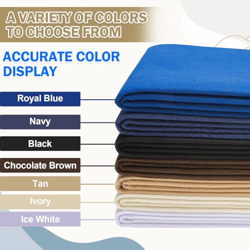 XSEINO Ivory Large Felt Fabric 108" X 36 "(3 Square Yards), 1.4 mm Thick Soft Felt Fabric Sheet for Crafts, White Series Colors Soft Nonwoven Fabric, Fit for Decoration, Sewing, DIY Crafts - color: Ivory
