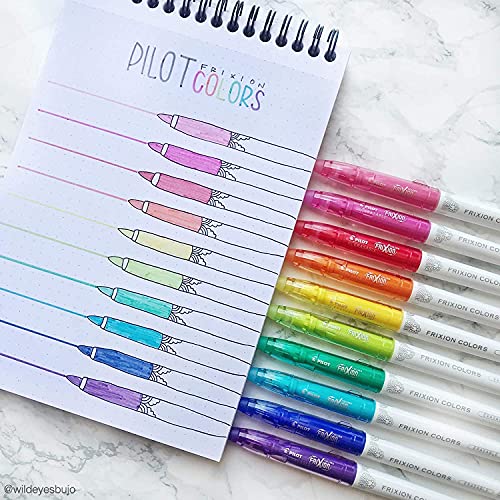 PILOT Pen FriXion Colors Erasable Marker Pens, Assorted Color Inks, 36-Pack - size: 1 Count (Pack of 36)