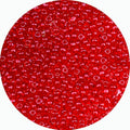Legefo 4mm Glass Seed Beads Bulk, Red Transparent 6/0 Small Mini Pony Seed Beads, Tiny Round Craft Bead for Bracelet Necklace Wrist Jewelry Making Beading Weaving DIY Crafts Supplies, 1000pcs - color: Red Transparent
