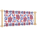 Yookeer Cross Stitch Scroll Frame Wood Large Embroidery Holder 33" x 12"