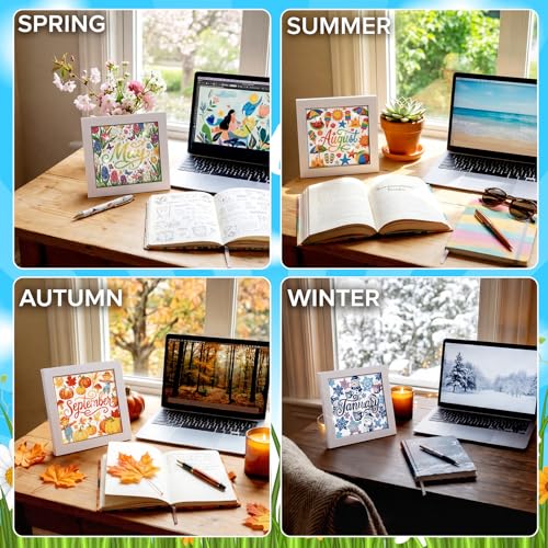 Trandraft 13 Pcs Monthly Holiday Small Diamond Art Kits for Adults Craft - style: Cute Style