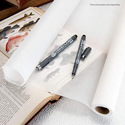 Bee Paper 18" x 20 yds Sketch and Trace Roll, White - color: White, size: 18-inch x 20-yard Roll