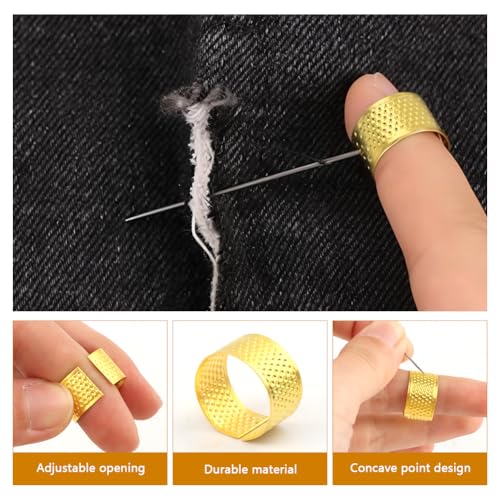 37 PCS Sewing Kit, Big Eye Steel Sewing Needle for Hand Sewing