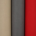 KCS 3 pc of 15" x 18"(38cmx45cm) Counted Cross Stitch Cotton Aida Cloth Needlework Rolled Fabric Box,18CT,Red+Khaki+Dark Grey - color: Red+khaki+dark Grey, size: 18CT