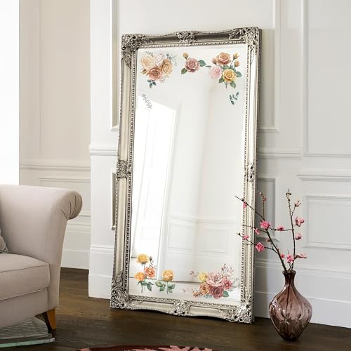 Joeyan Floral Bouquet Rub On Transfers for Furniture and Crafts,12''x18'' - style: Sunset Roses