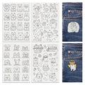46Pcs Cute Puppy Dog Water Soluble Hand Sewing Stabilizers - style: Dog