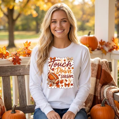 24 Pcs Fall Football Dtf Transfers Ready to Press for Clothes - color: Fall Football