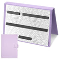 Flutesan 1 Pcs Knitting Pattern Holder, Folded Size 6.1 x 9 Inch, Purple - color: Purple, size: Folded Size 6.1 x 9 Inch