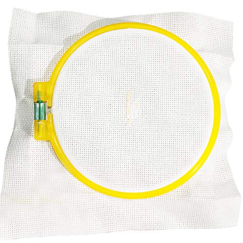 6 Pieces Classic Reserve Aida Cloth Cross Stitch Cloth, DaKuan 11 Count Cross Stitch Fabric, White, 12 by 18-Inch - color: White