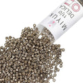 Miyuki Delica Seed Beads - color: DB1852 - Duracoat Galvanized Pewter