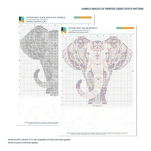 Yosemite National Park CS420-2 - Counted Cross Stitch Pattern. Only Printed Pattern Inside. No Fabric, Threads, Needles, Hoops. - size: 4 Printed Patterns