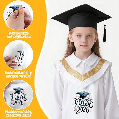 Graduation DTF Transfers Ready to Press, Iron on Decals for T-Shirts - color: Graduation689