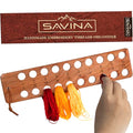 Savina Embroidery Floss Organizer, 20-Hole Cross Stitch Thread Holder Storage Tool, Accessory for Cotton Thread Craft DIY Sewing Storage.