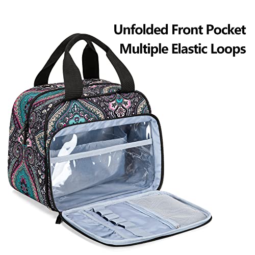 LoDrid Small Portable Yarn Storage Bag with 2 Grommets for Tangle Free