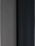KCS 2 pc of 15" x 18"(38cmx45cm) Counted Cross Stitch Cotton Aida Cloth Needlework Fabric Box (Dark Grey+Black, 11CT) - color: Dark Grey+black, size: 11CT