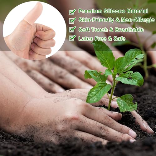 Pndeyo 10pcs Gel Finger Cots, Silicone Thumb Fingertip Protector, Reusable Finger Support Covers Gloves for Trigger Finger Cracking Arthritis