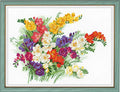 RIOLIS 1561 Freesia Counted Cross Stitch Kit 15.75 x 11.75 in