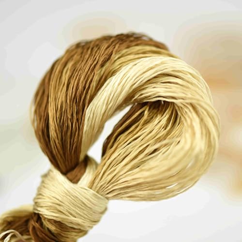 Natural 100% Mulberry Handmade Embroidery Silk Thread Silk Floss (54) - color: 54