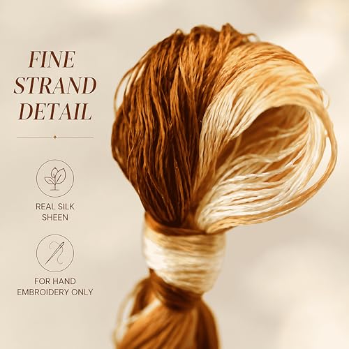 Mulberry Silk Floss Embroidery Thread Floss-Cross Stitch Threads China Silk Woven Jewelry Threads DIY Sewing Kits (58) - color: 58