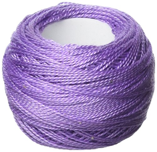 DMC Pearl Cotton Ball Size 8 87yd, Dark Lavender