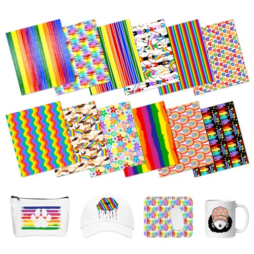 LGBT Stripes Sublimation Transfer Ink Paper 12 Sheets 12 * 10in - color: Pride-12