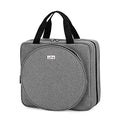 LoDrid Embroidery Project Bag, Square Supplies Storage Tote, Gray, Bag Only - color: Gray