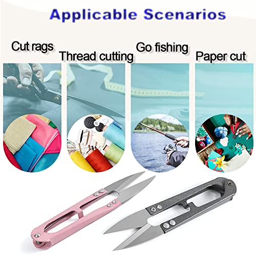 3pcs Sewing Scissors,4.27in Multi-Color Sharp Yarn Snips,Portable Mini Thread Cutters,Sewing Snips Trimming Nipper for DIY Supplies Embroidery Fishing Crafts Plants - size: black sewing scissors