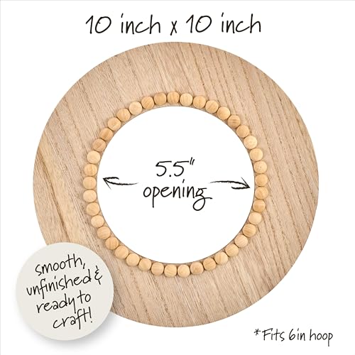 Bucilla, Embroidery Hoop Beaded Circle Frame, Fits 6" Embroidery Hoop - size: 6", style: Beaded Circle