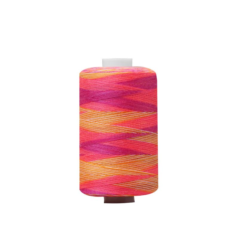 1000 Yard Multicolor Gradient Sewing Thread Colorful Embroidery Thread DIY Craft Spools Garment Accessory - style: #6